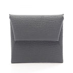 Hermes Coin Purse Bastia Gray Misty