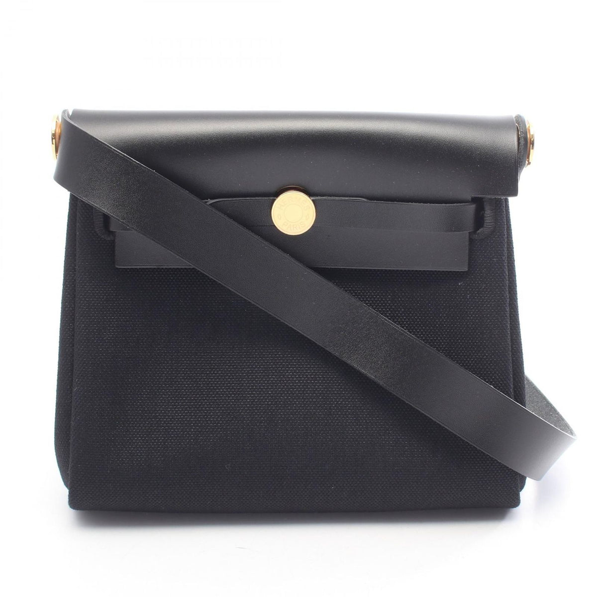 Hermes Shoulder Bag Herbag Zip Mini Black