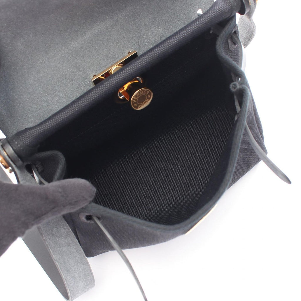 Hermes Shoulder Bag Herbag Zip Mini Black — view 3