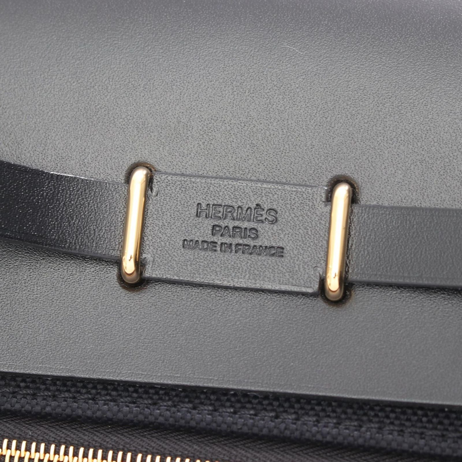 Hermes Shoulder Bag Herbag Zip Mini Black — view 4
