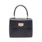 Celine Handbag Leather Black