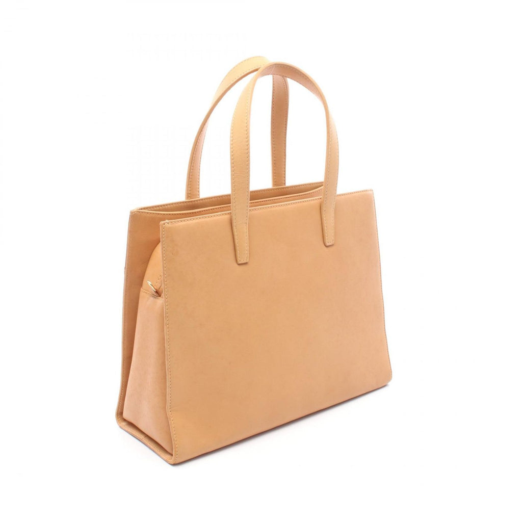 Loewe Handbag Anagram Leather Hand Beige — view 2