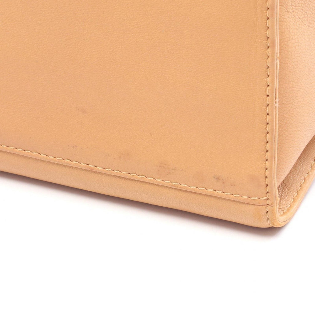 Loewe Handbag Anagram Leather Hand Beige — view 8