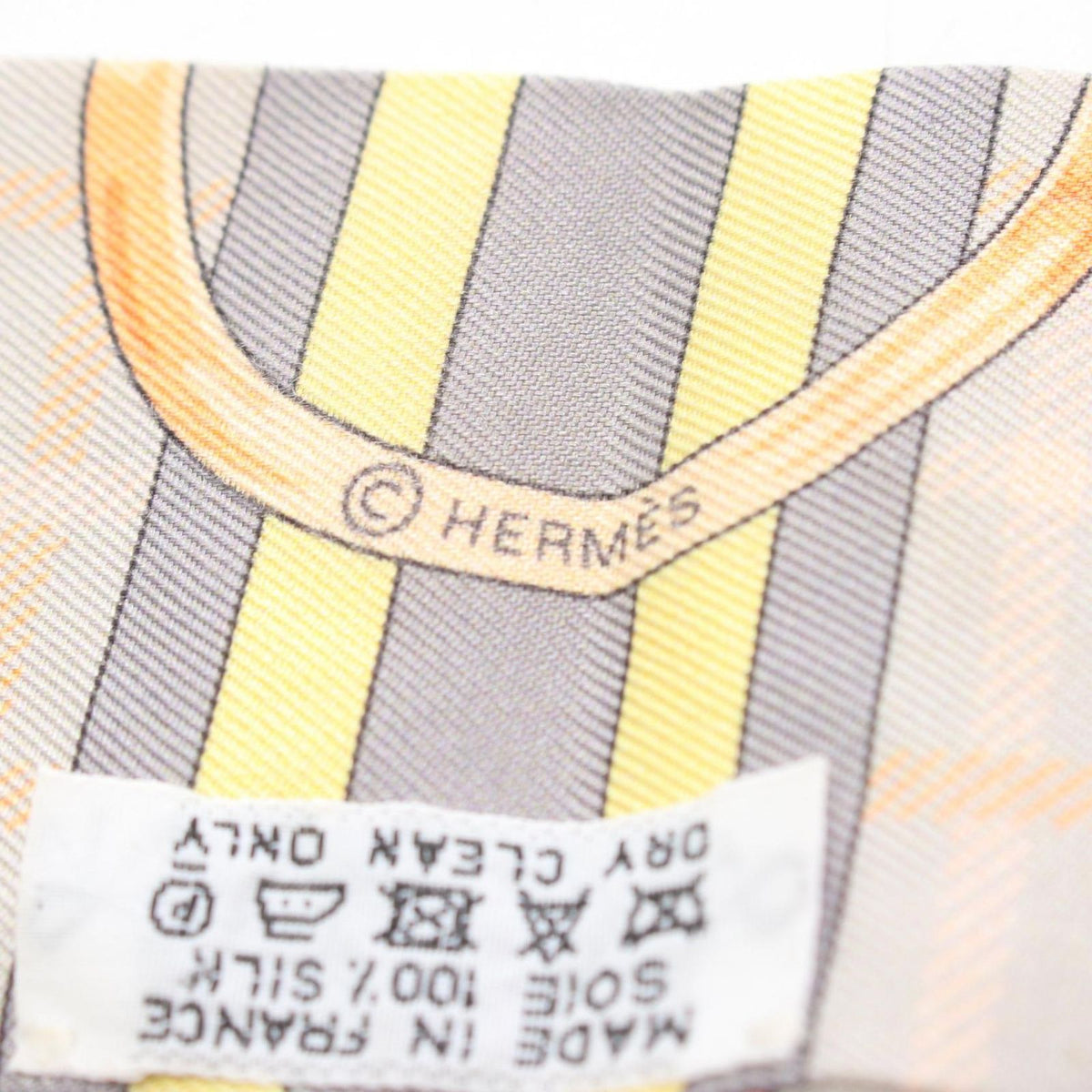 Hermes Scarf Twilly Sellier Ribbon Silk — view 4