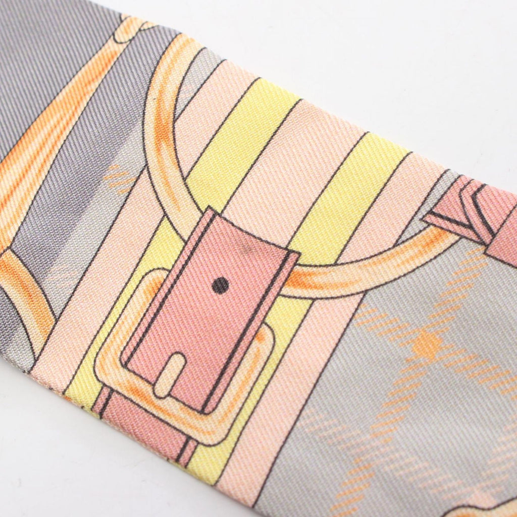 Hermes Scarf Twilly Sellier Ribbon Silk — view 7