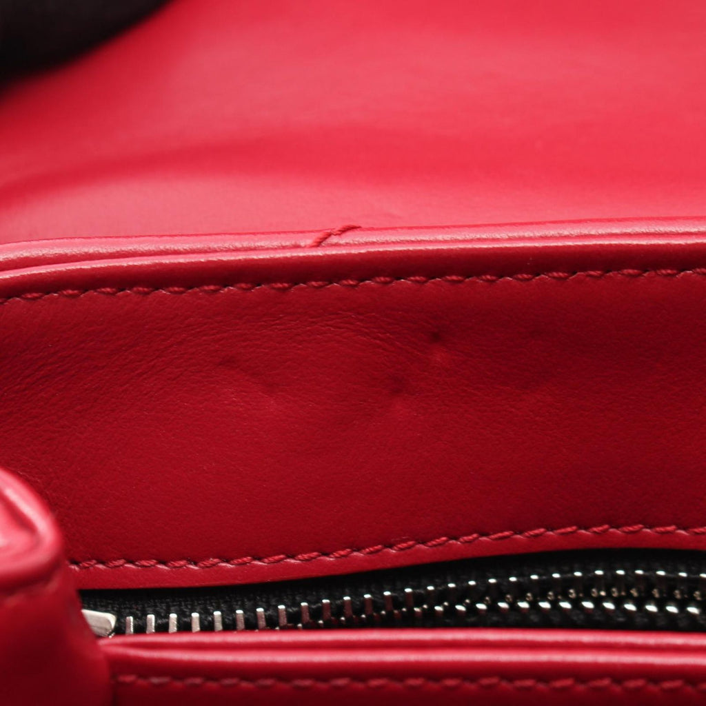 Saint Laurent Paris Shoulder Bag Toy Loulou Red Leather — view 5