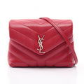 Saint Laurent Paris Shoulder Bag Toy Loulou Red Leather