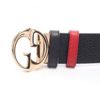 Gucci Belt GG Buckle Gold Reversible Leather — view 2