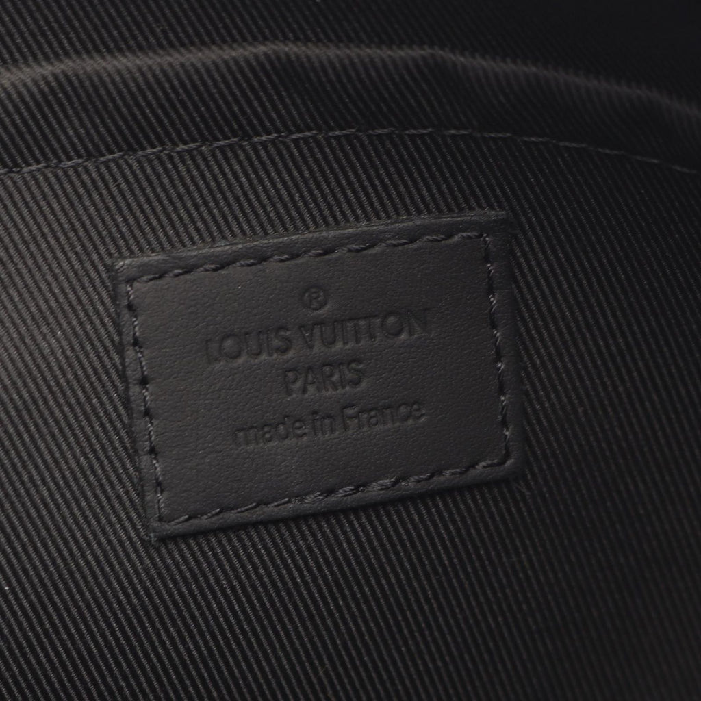 Louis Vuitton Shoulder Bag City Keepall Damier Stripe Blue Vert Leather — view 4
