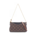 Louis Vuitton Handbag Pallas Clutch Monogram 2-Way Noir Leather