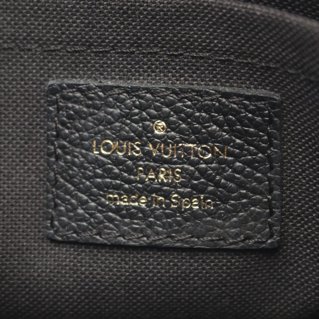 Louis Vuitton Handbag Pallas Clutch Monogram 2-Way Noir Leather — view 4
