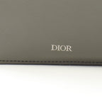 Dior Bifold Wallet CD Icon Olive Leather Billfold — view 4