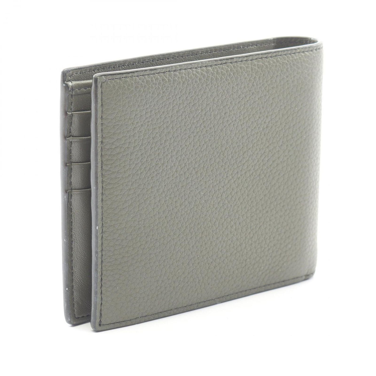 Dior Bifold Wallet CD Icon Olive Leather Billfold — view 2