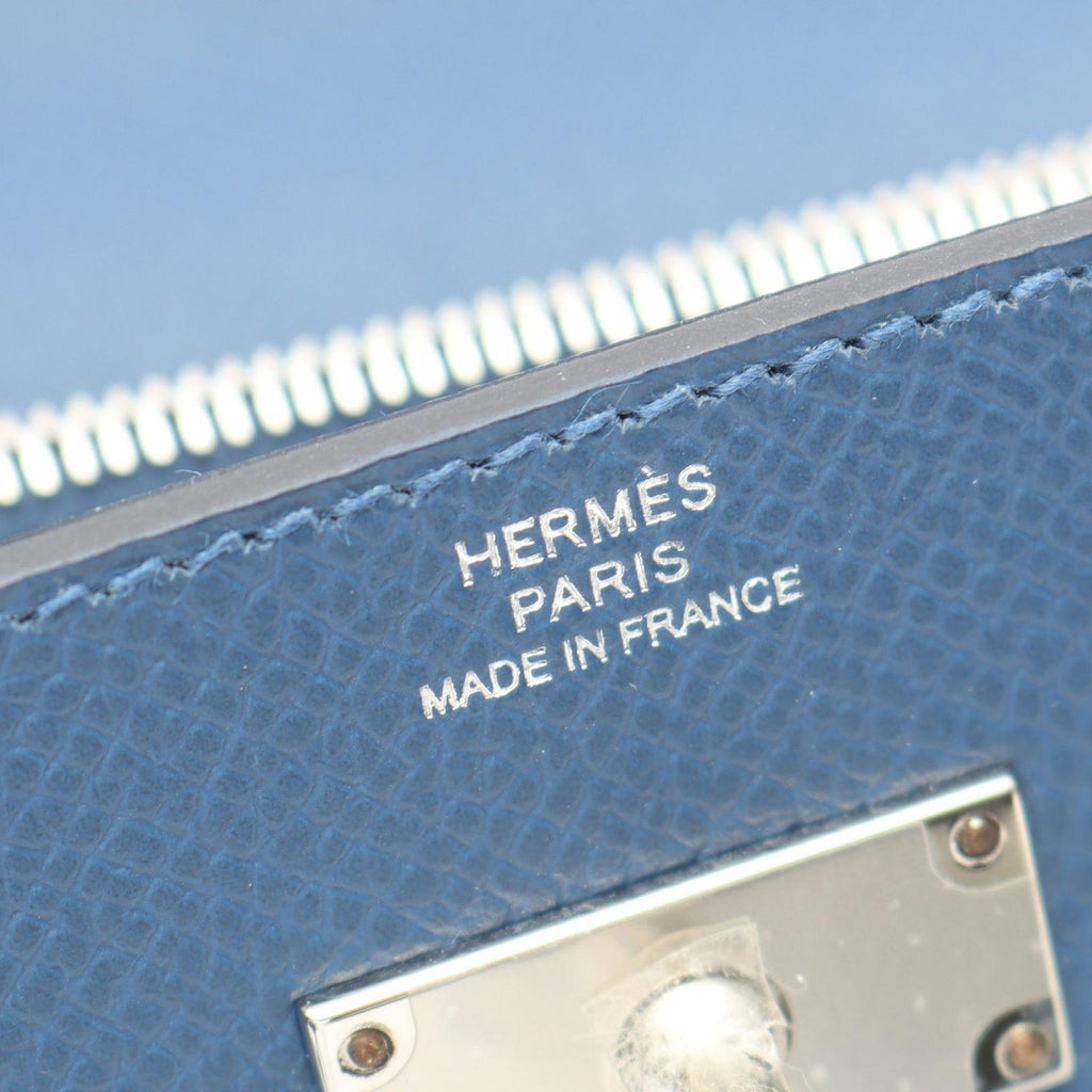 Hermes Shoulder Bag Kelly to Go Blue Tie Long — view 4