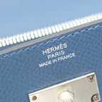 Hermes Shoulder Bag Kelly to Go Blue Tie Long — view 4