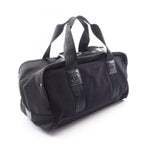 Chanel Tote Sports Line Black Wool Leather Mini Boston Bag — view 2
