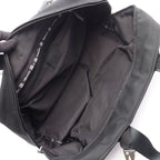 Chanel Tote Sports Line Black Wool Leather Mini Boston Bag — view 3