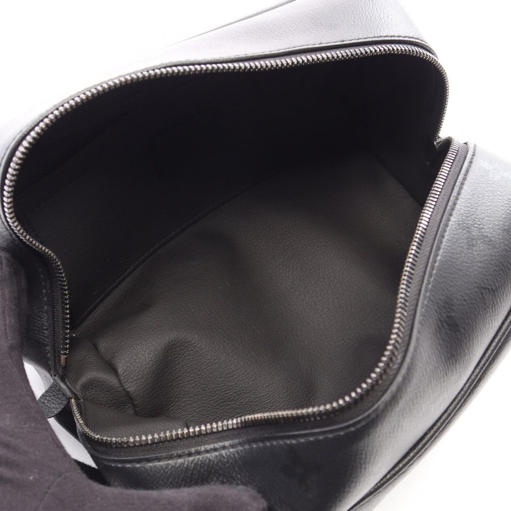 Louis Vuitton Clutch Locker Dopp Kit Noir Leather — view 3