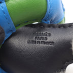 Hermes Charm Buddy a la Mer Bleu Nuit Vert Peppermint Shearling Blue Hydra — view 3