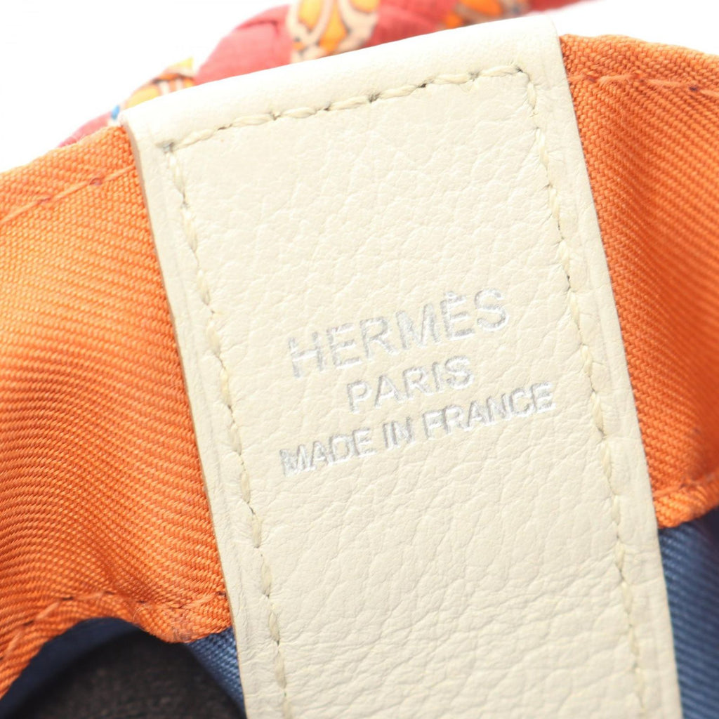 Hermes Shoulder Bag Brides de Gala Orange Silk — view 4