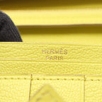 Hermes Bifold Wallet Bearn Soufflet Lime — view 5