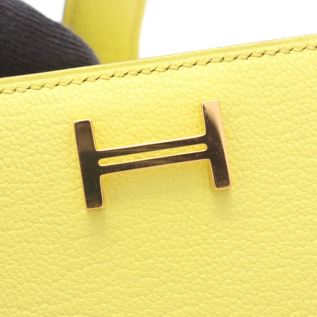 Hermes Bifold Wallet Bearn Soufflet Lime — view 7