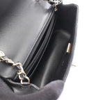 Chanel Shoulder Bag Mini Quilted 20 Black Lambskin Chain — view 3