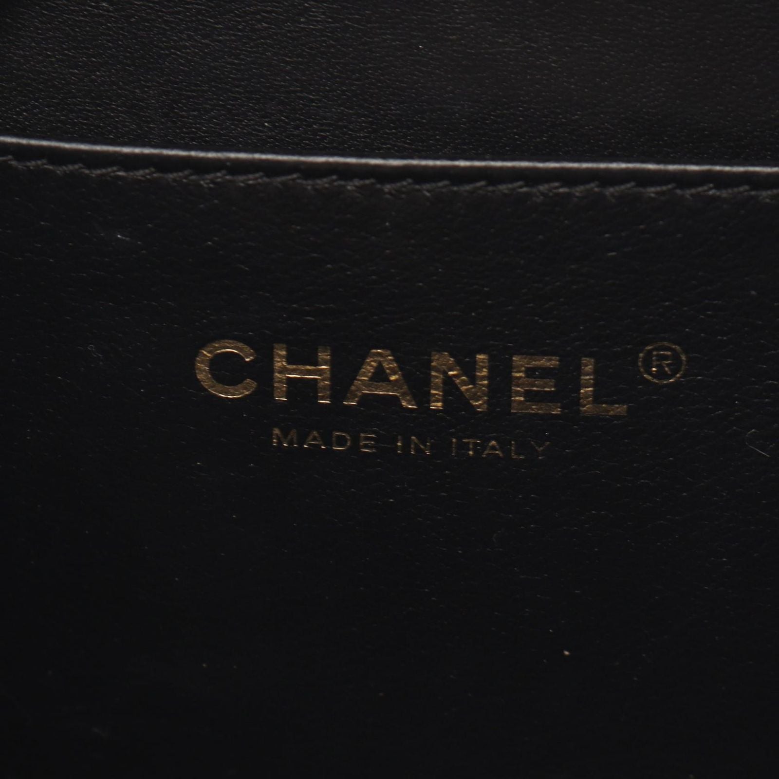 Chanel Shoulder Bag Quilted Vanity 2-Way Black Caviar Leather Top Handle Chain — view 5