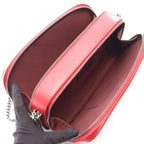 Chanel Shoulder Bag Coco Boy Red Leather Chain — view 3