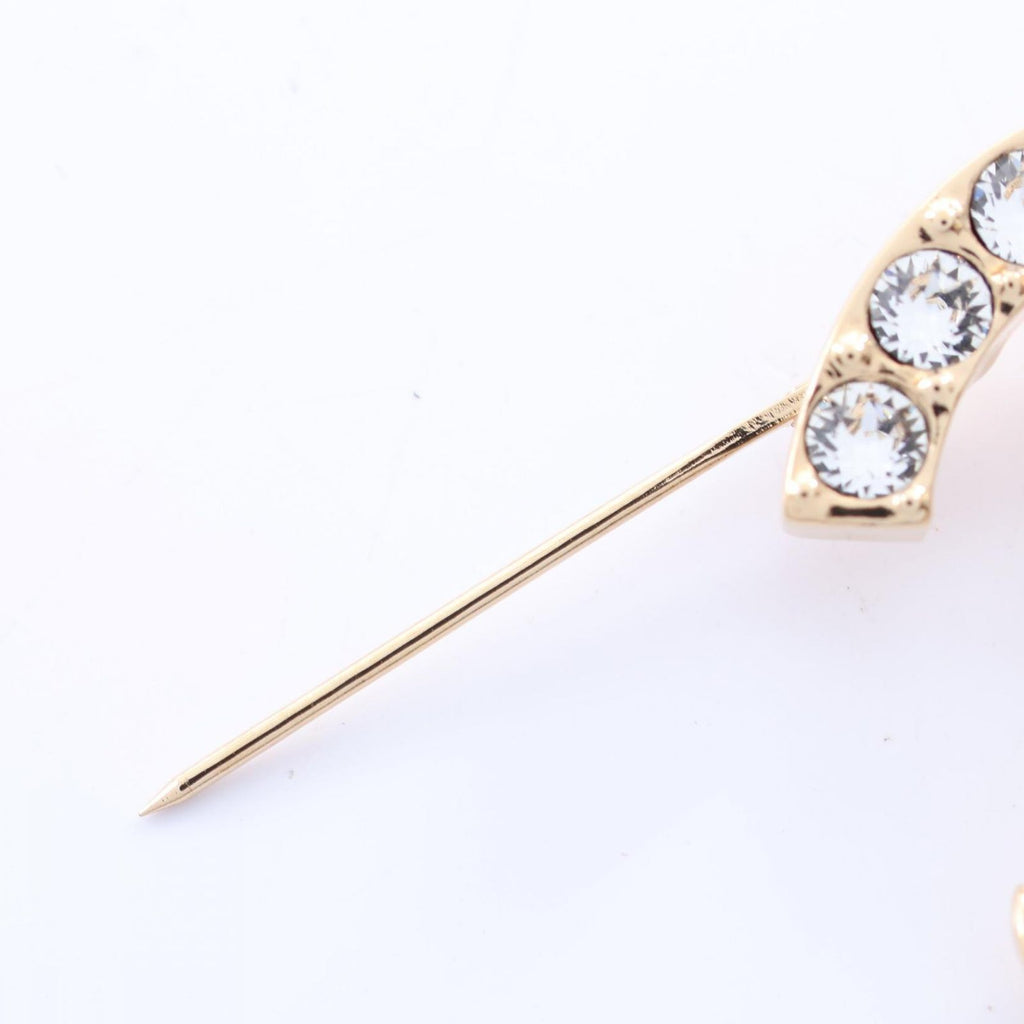 Chanel Brooch CC Logo Gold — view 4