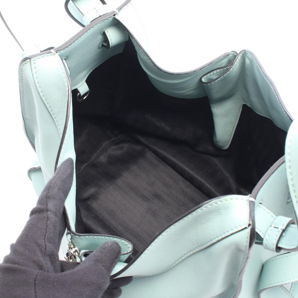 Loewe Handbag Hammock Bag Small 2-Way Light Blue Leather — view 3