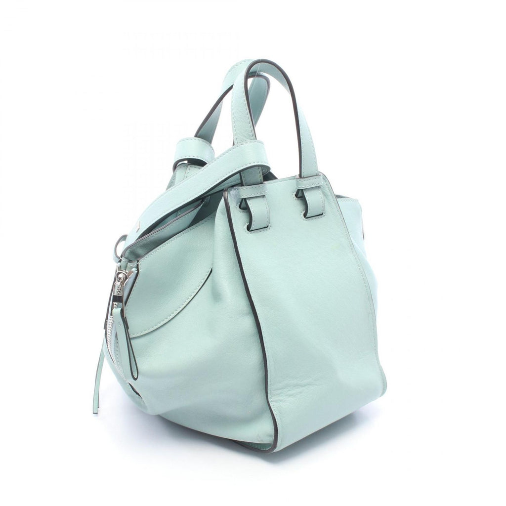 Loewe Handbag Hammock Bag Small 2-Way Light Blue Leather — view 2