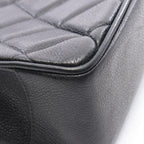 Chanel Tote Quilted Black Caviar Leather — view 8