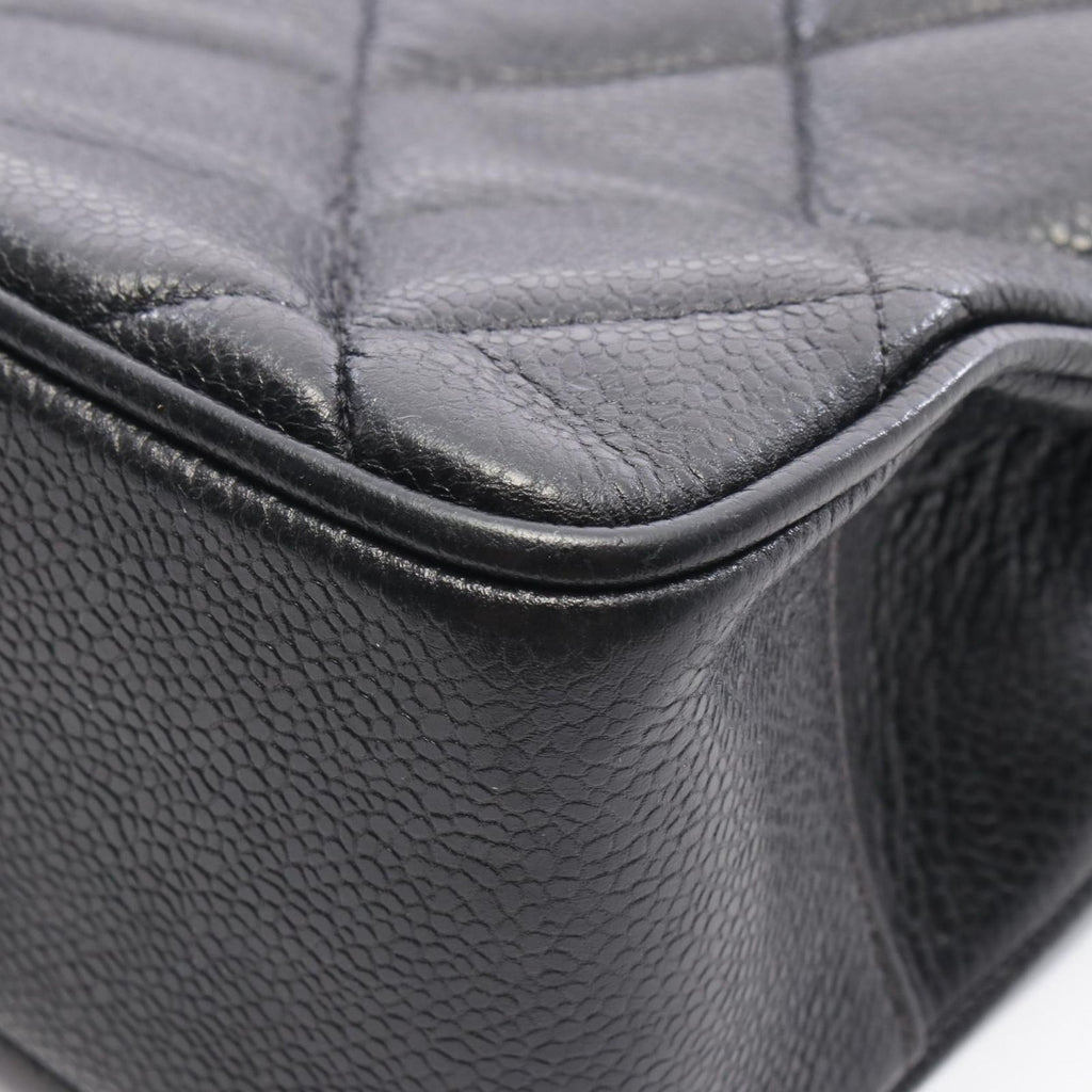 Chanel Tote Quilted Black Caviar Leather — view 6