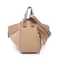 Loewe Handbag Hammock Bag Small 2-Way Beige Brown Leather