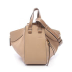 Loewe Handbag Hammock Bag Small 2-Way Beige Brown Leather