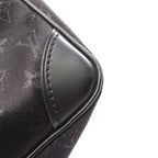 Louis Vuitton Handbag Little Boulogne Monogram Satin Noir Fabric Leather — view 6