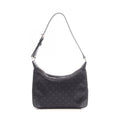 Louis Vuitton Handbag Little Boulogne Monogram Satin Noir Fabric Leather