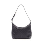 Louis Vuitton Handbag Little Boulogne Monogram Satin Noir Fabric Leather