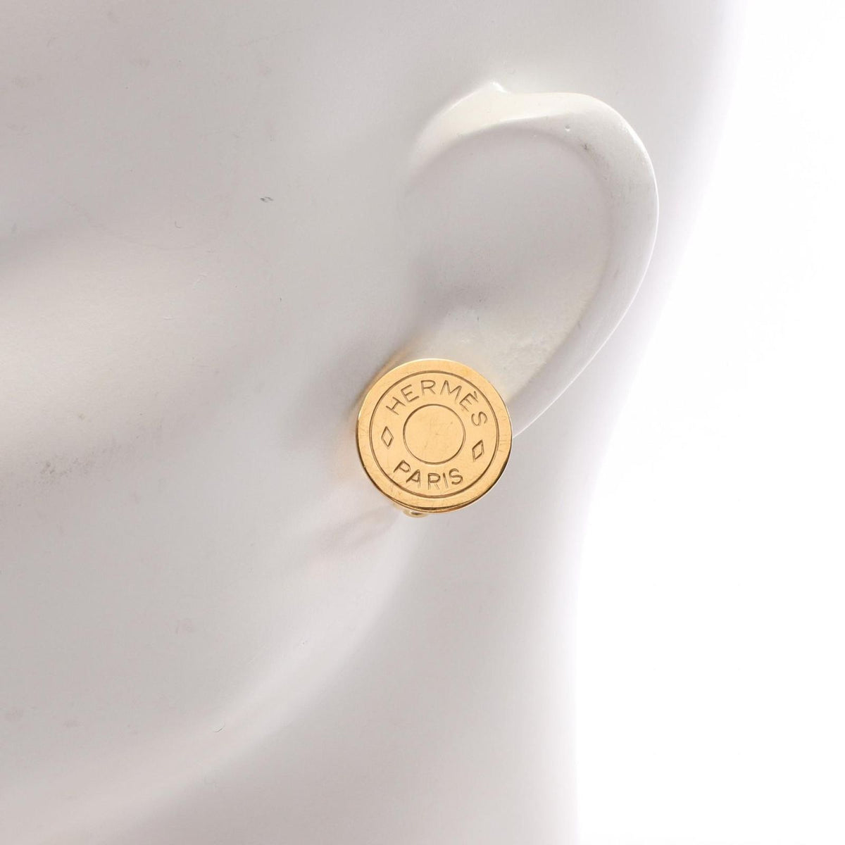 Hermes Earrings Sellier Gold — view 4