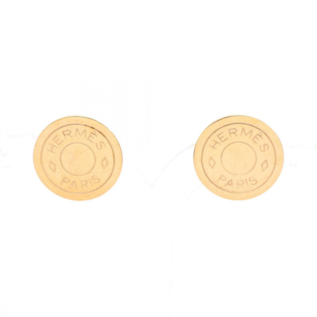 Hermes Earrings Sellier Gold