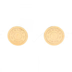 Hermes Earrings Sellier Gold