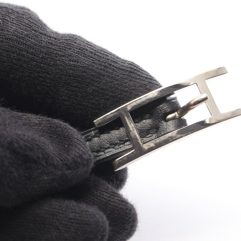 Hermes Bracelet Hapi 3 Long Black Leather — view 7