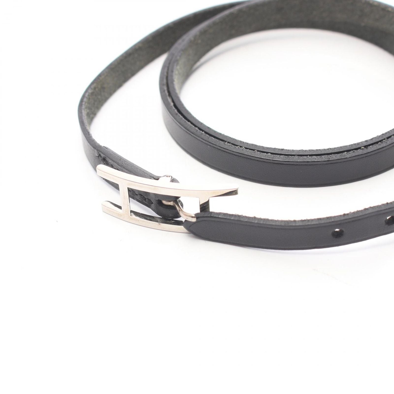 Hermes Bracelet Hapi 3 Long Black Leather — view 3