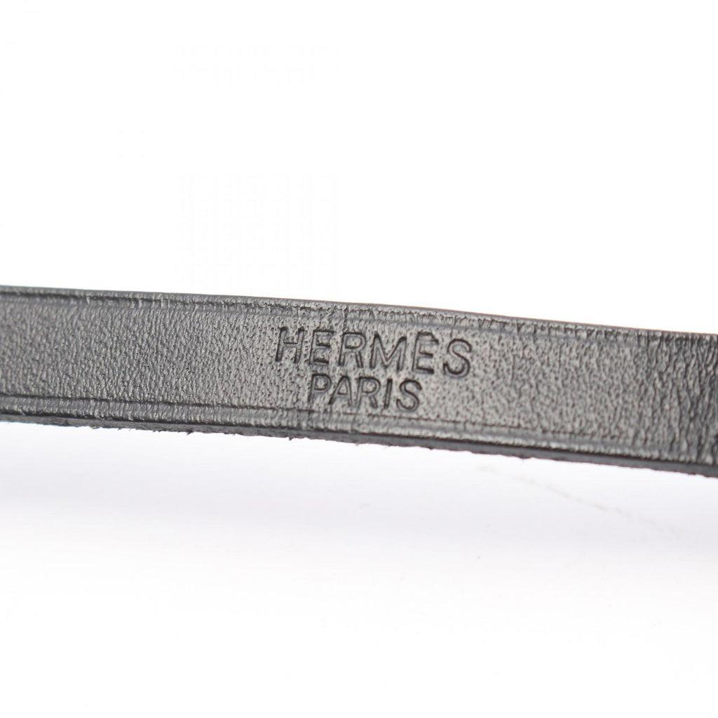Hermes Bracelet Hapi 3 Long Black Leather — view 4