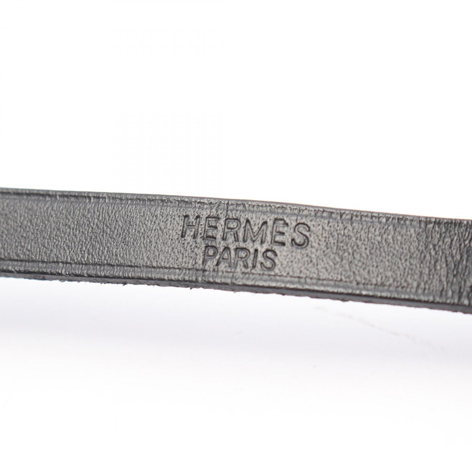 Hermes Bracelet Hapi 3 Long Black Leather — view 4