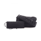 Bottega Veneta Shoulder Bag Padded Tech Cassette Black Nylon Maxi Intrecciato