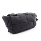 Bottega Veneta Shoulder Bag Padded Tech Cassette Black Nylon Maxi Intrecciato — view 2