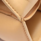 Bottega Veneta Shoulder Bag the Chain Cassette 2-Way Beige Leather Maxi — view 5
