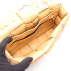 Bottega Veneta Shoulder Bag the Chain Cassette 2-Way Beige Leather Maxi — view 3